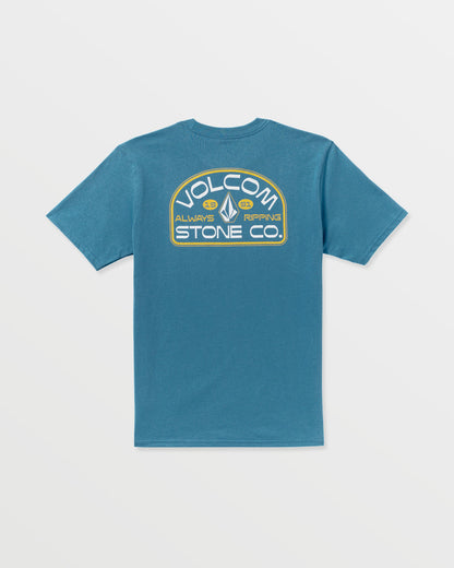 Men's Always Ripping Short Sleeve Tee Coronet Blue - Volcom