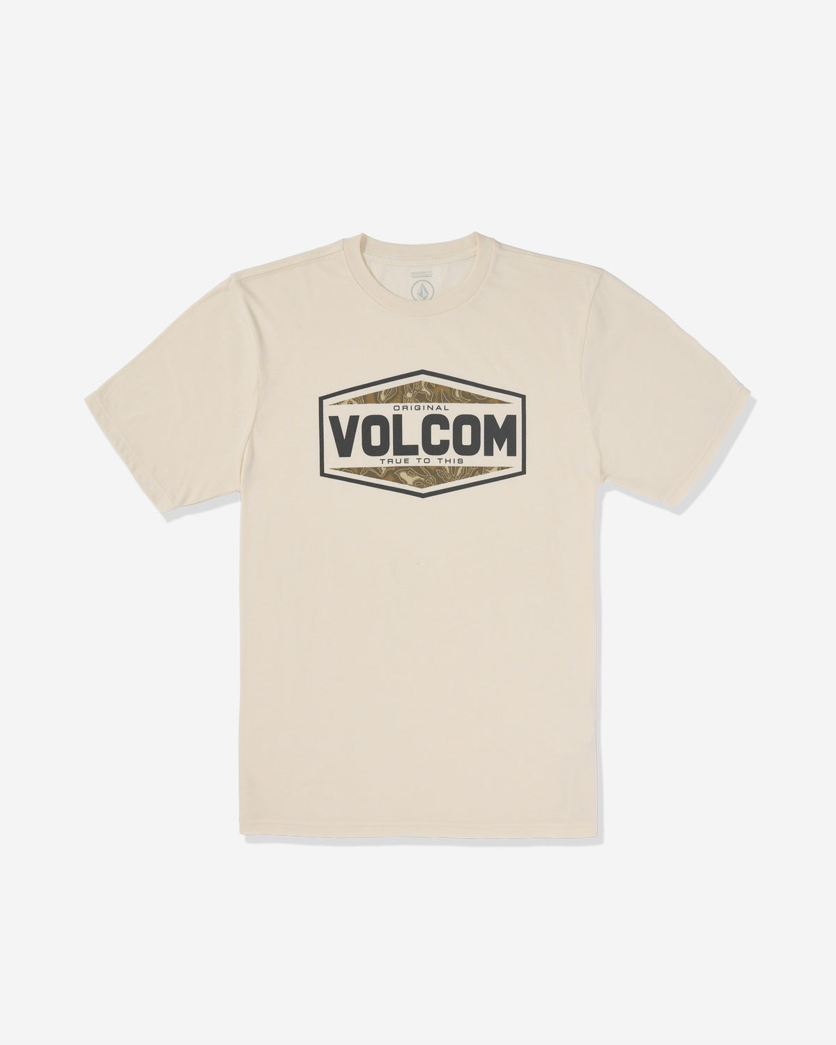 Men's Filler Up Short Sleeve Tee Off White Heather - Volcom