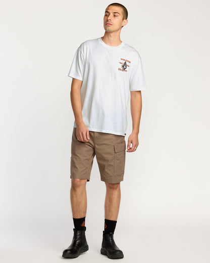 Men's Enamel Short Sleeve Tee White - Volcom