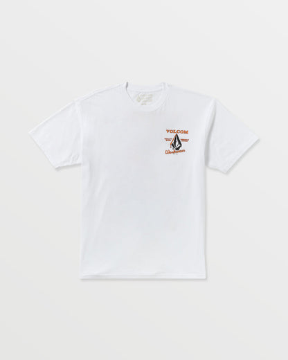 Men's Enamel Short Sleeve Tee White - Volcom