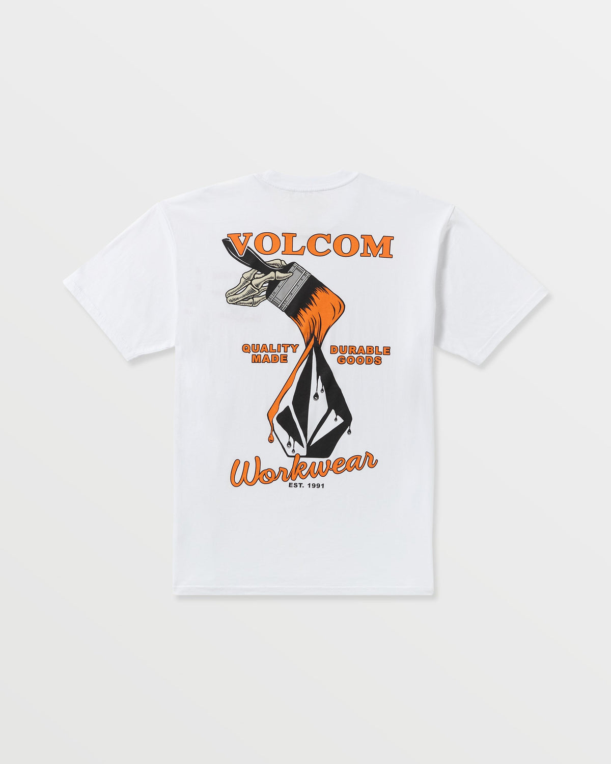 Men's Enamel Short Sleeve Tee White - Volcom