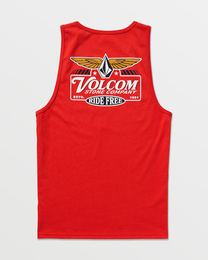 Men's Revel Tank Chili Red - Volcom