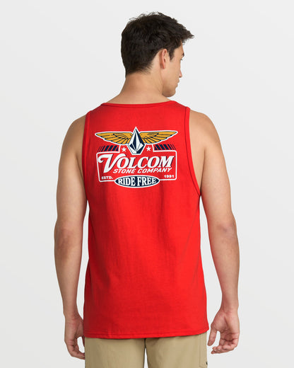 Men's Revel Tank Chili Red - Volcom