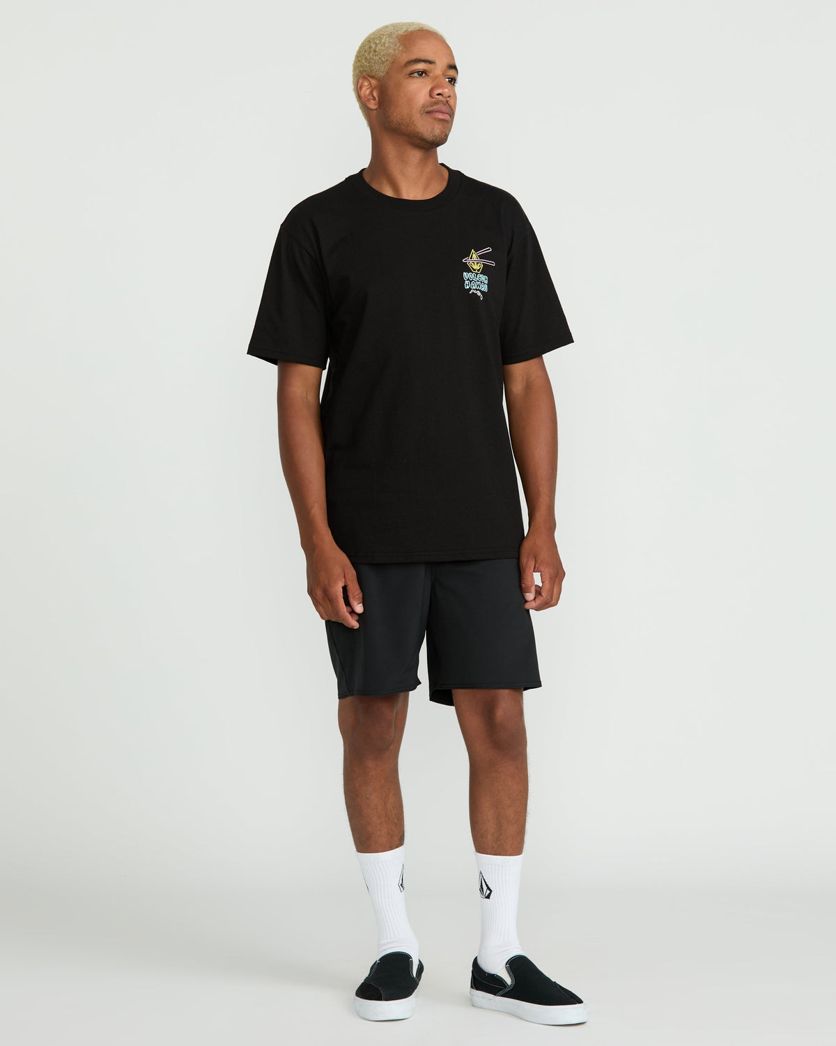 Men's Noodz Short Sleeve Tee Black - Volcom