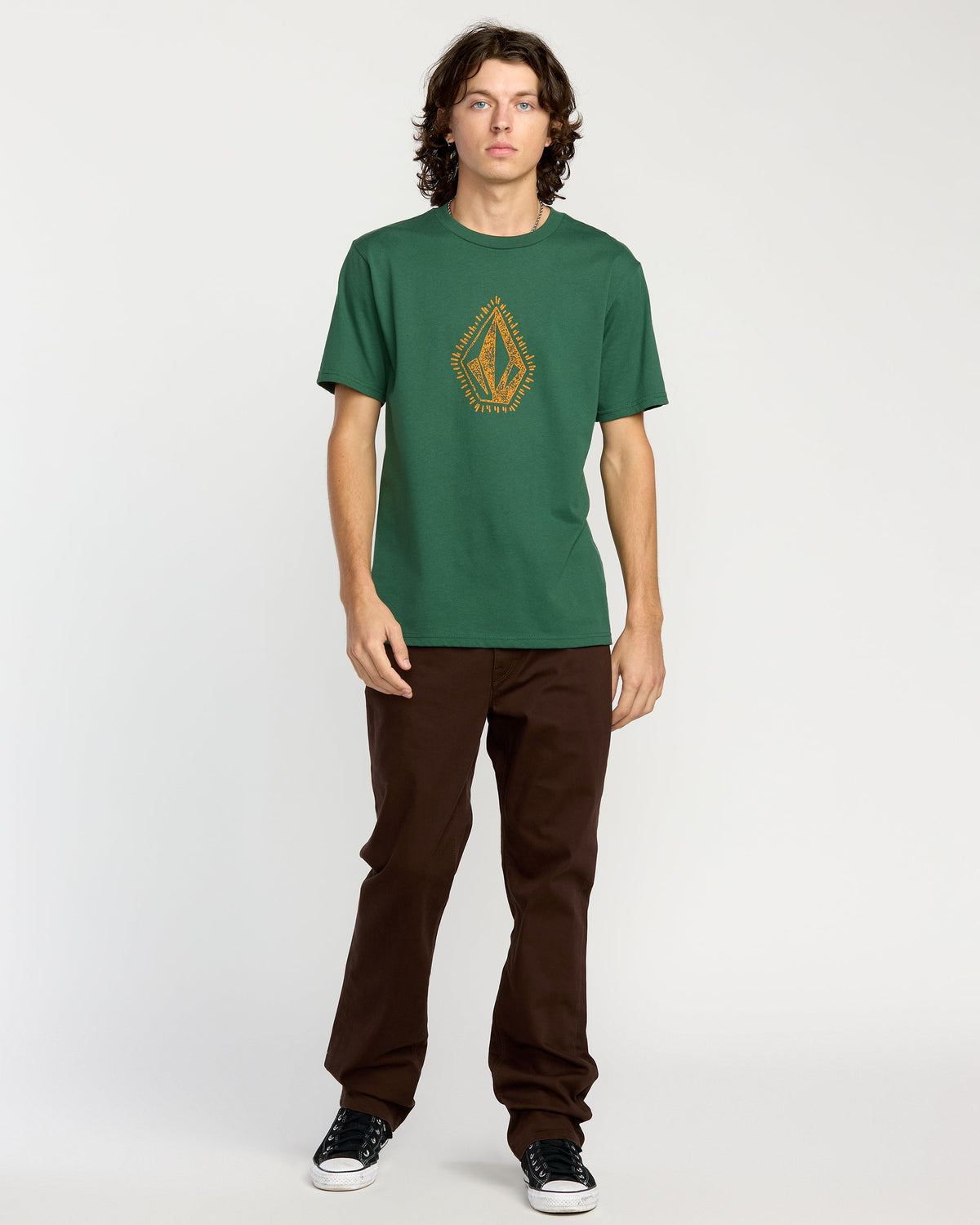 Men's Stone Lore Short Sleeve Tee Vineyard Green - Volcom