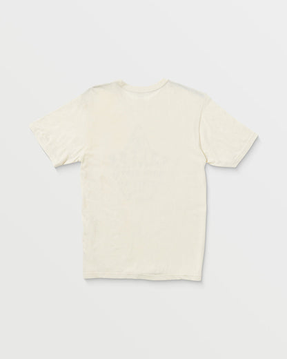 Men's Lined Up Short Sleeve Tee Off White Heather - Volcom