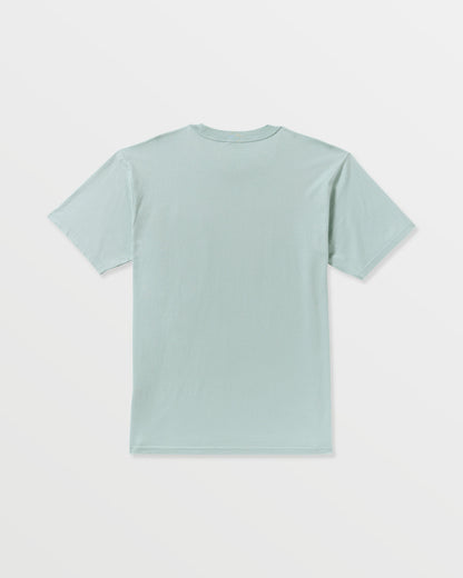 Men's Solid Short Sleeve Pocket Tee Chambray - Volcom