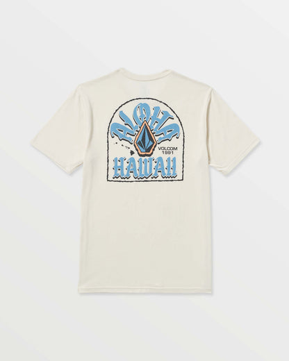 Men's Chandler Short Sleeve Tee Off White Heather - Volcom