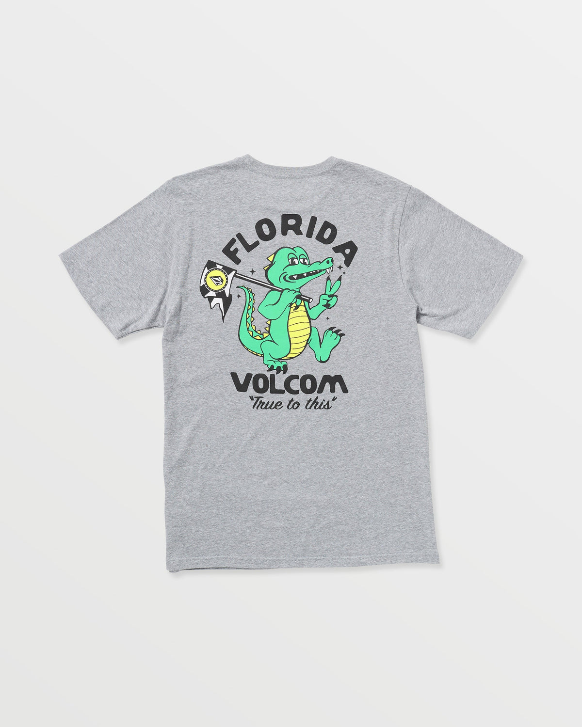 Men's Gatornation Short Sleeve Tee Heather Grey - Volcom