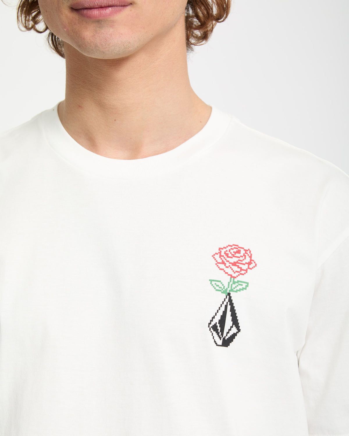 Men's Pleasantry Short Sleeve Tee Off White - Volcom