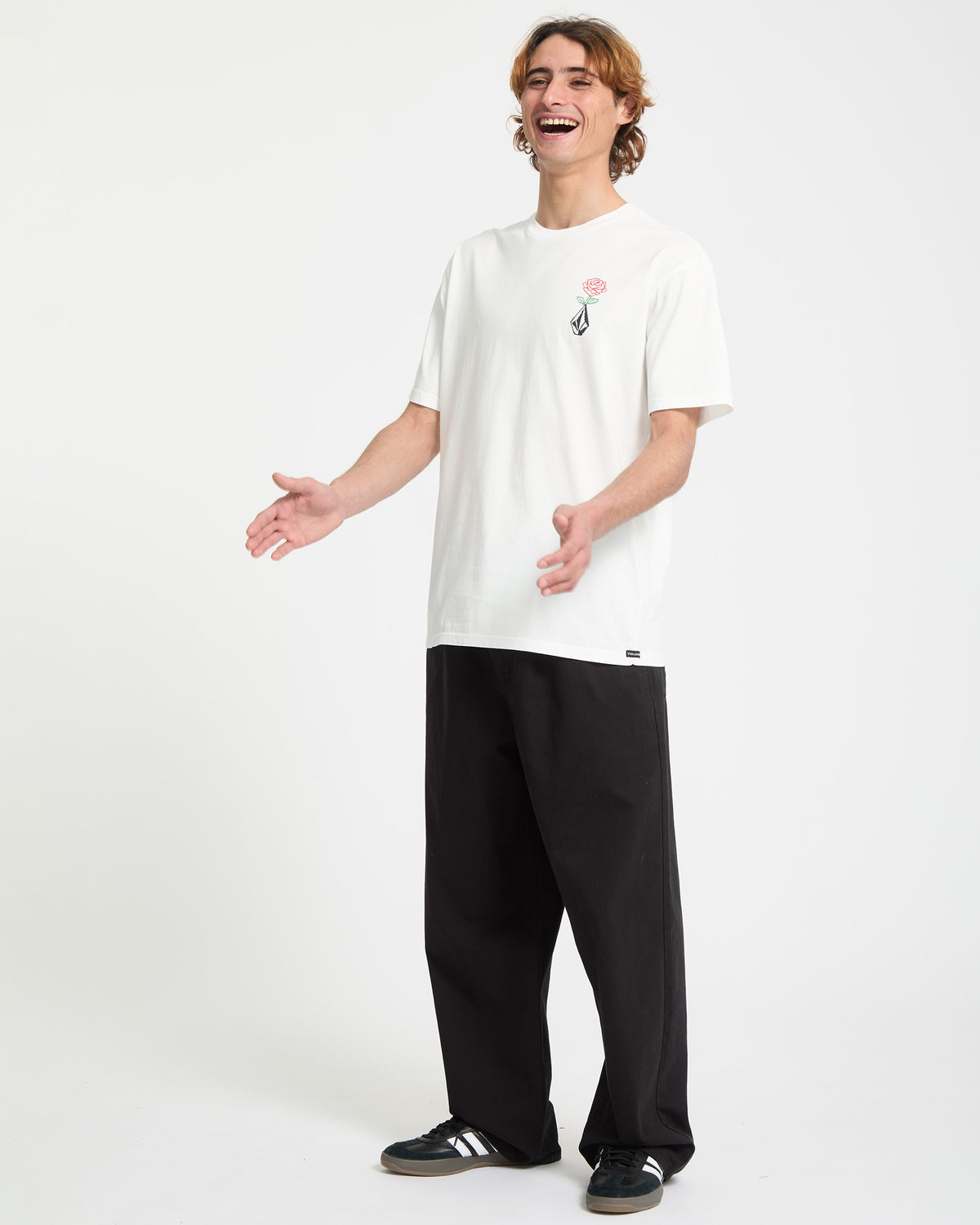 Men's Pleasantry Short Sleeve Tee Off White - Volcom