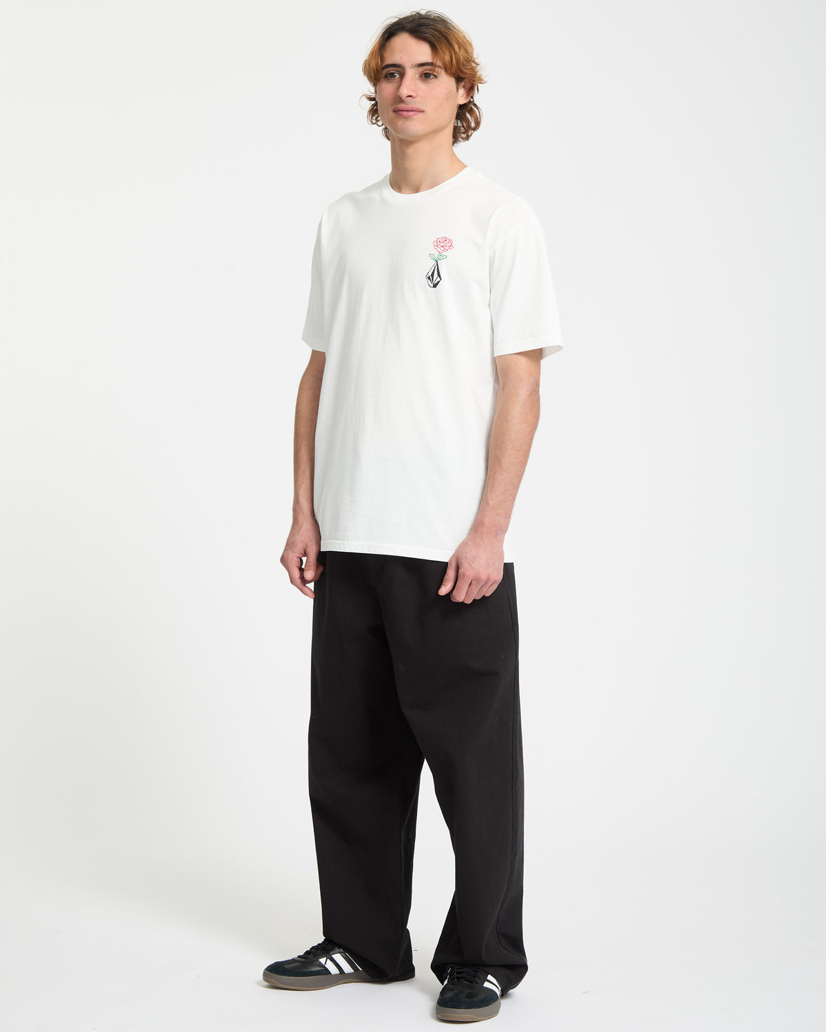 Men's Pleasantry Short Sleeve Tee Off White - Volcom