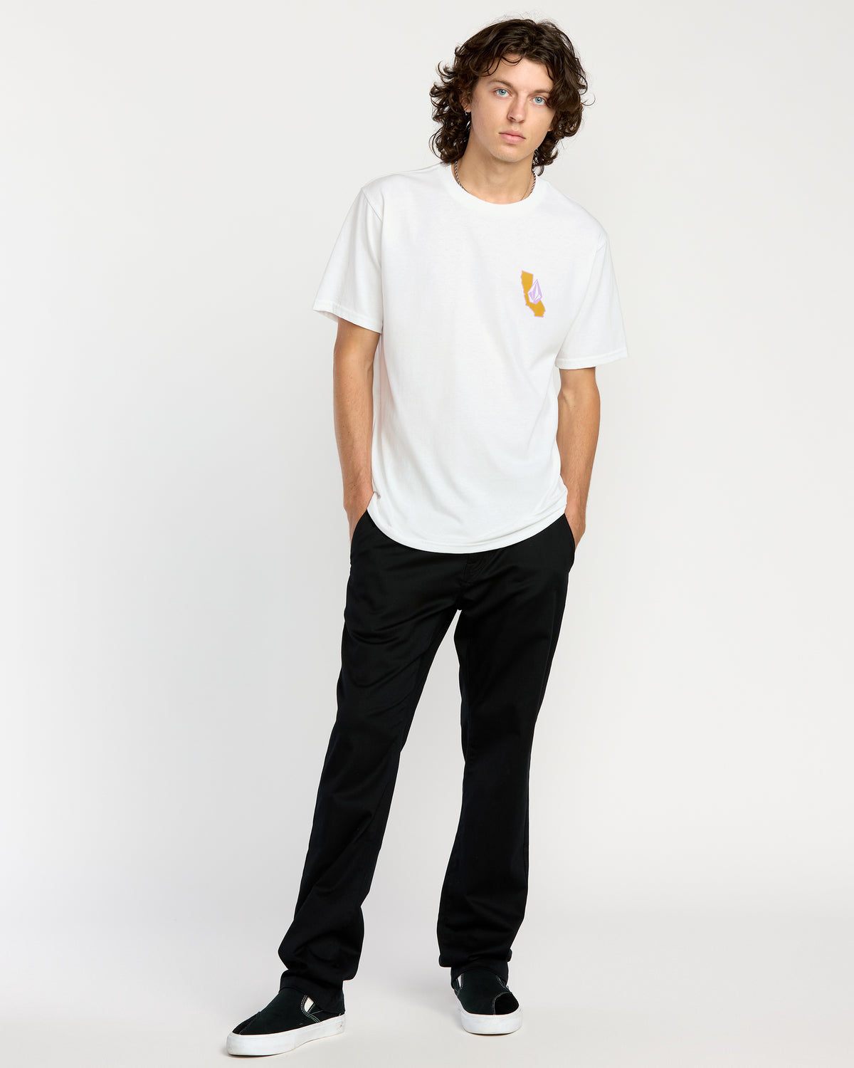 Men's California Dreaming Short Sleeve Tee White - Volcom