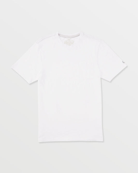 Men's Solid Short Sleeve Pocket Tee White - Volcom