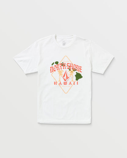 Men's North Roar Short Sleeve Tee White - Volcom