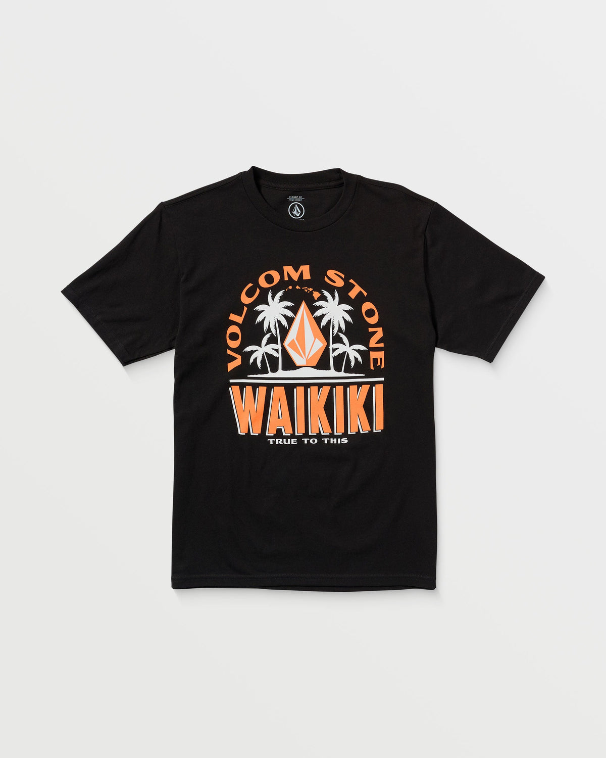 Men's Claimed Waikiki Short Sleeve Tee Black - Volcom
