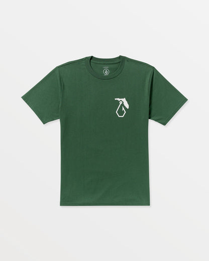 Men's Reelin Short Sleeve Tee Vineyard Green - Volcom