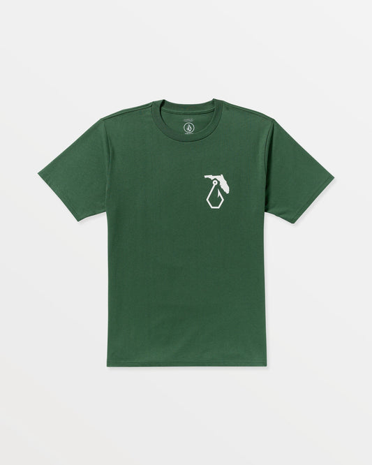 Men's Reelin Short Sleeve Tee Vineyard Green - Volcom