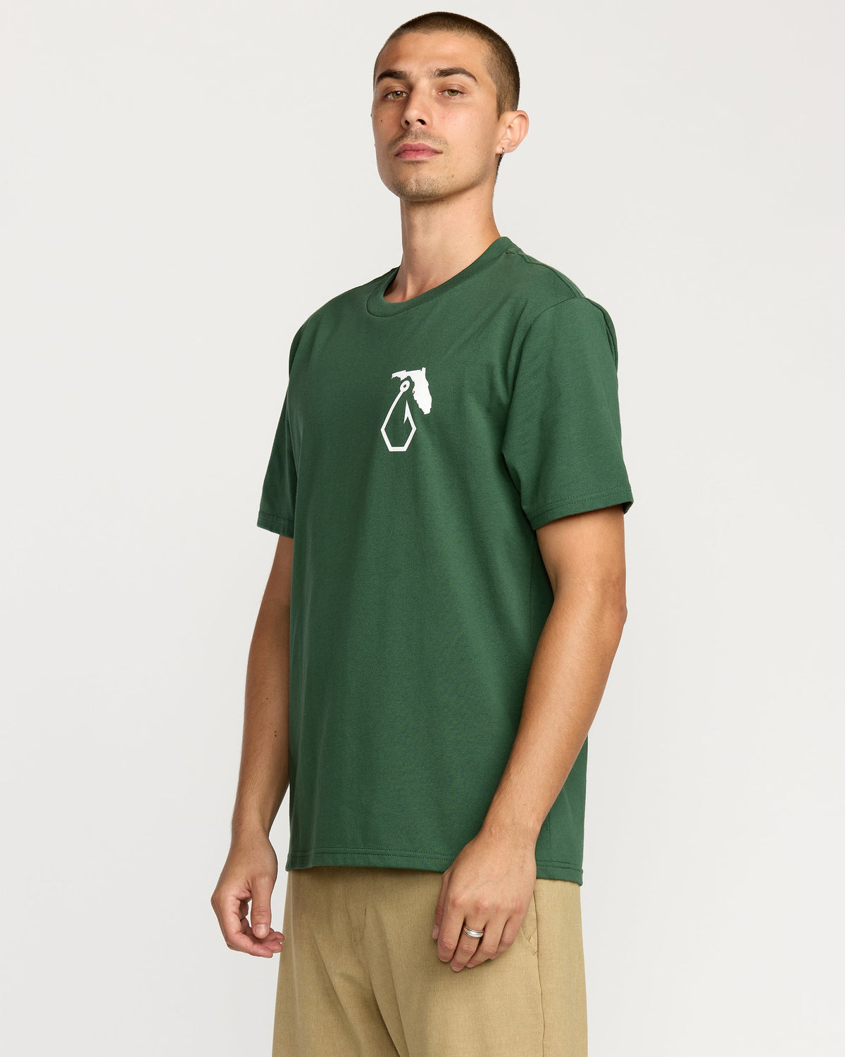 Men's Reelin Short Sleeve Tee Vineyard Green - Volcom