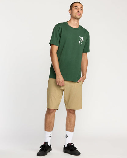 Men's Reelin Short Sleeve Tee Vineyard Green - Volcom