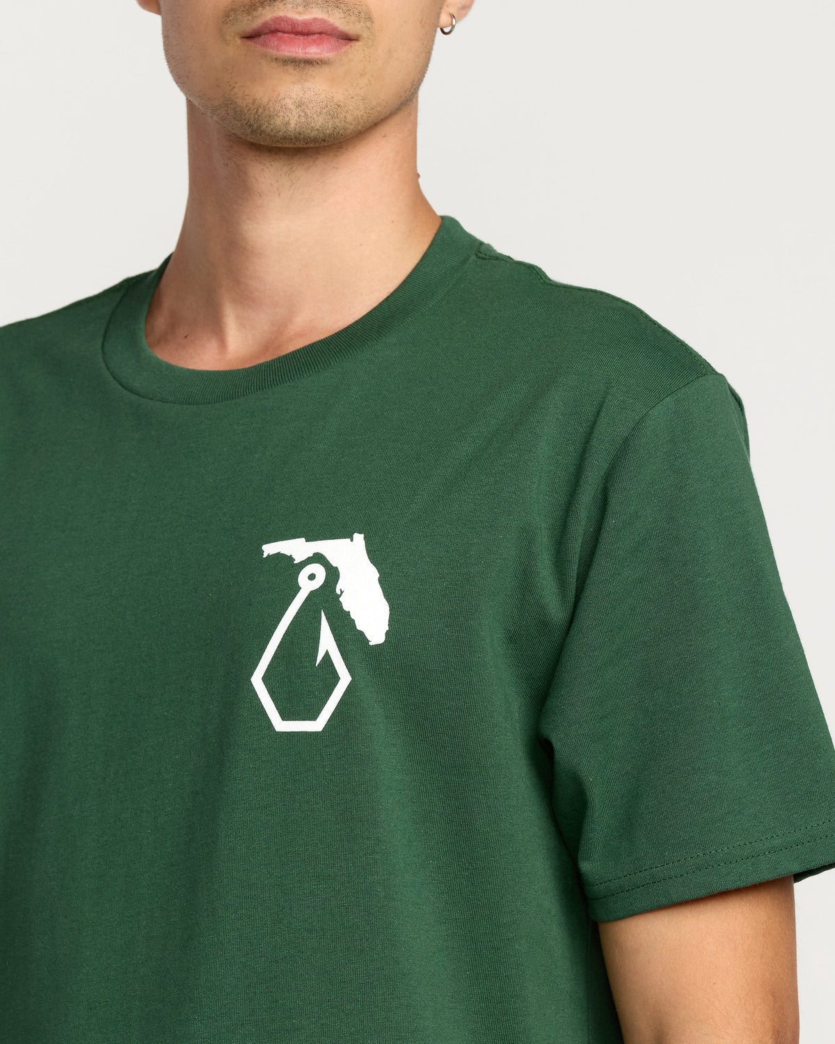 Men's Reelin Short Sleeve Tee Vineyard Green - Volcom