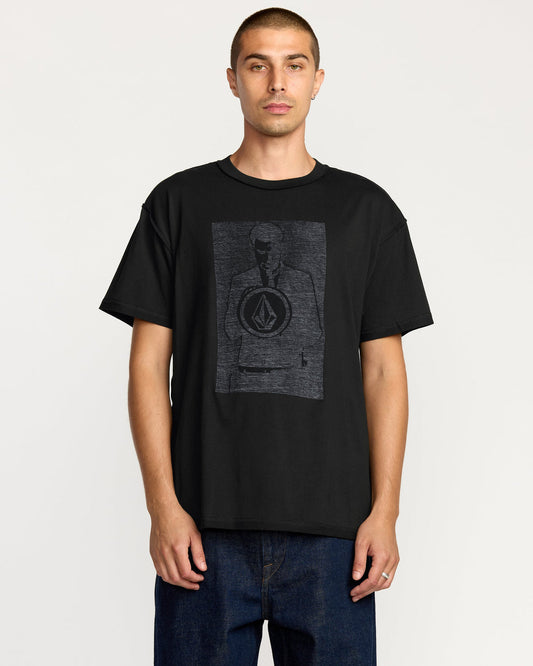 Men's Povj Short Sleeve Tee Black - Volcom