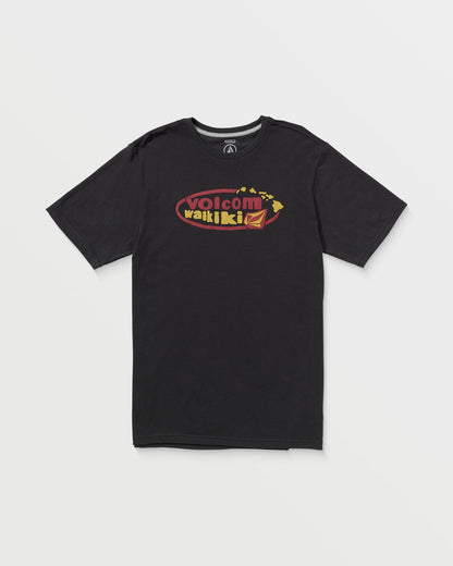 Men's Radiostar Waikiki Short Sleeve Tee Washed Black Heather - Volcom