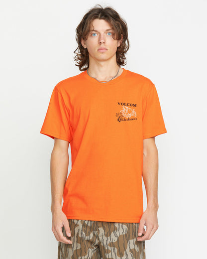 Men's Pour Choices Short Sleeve Tee Neon Orange - Volcom