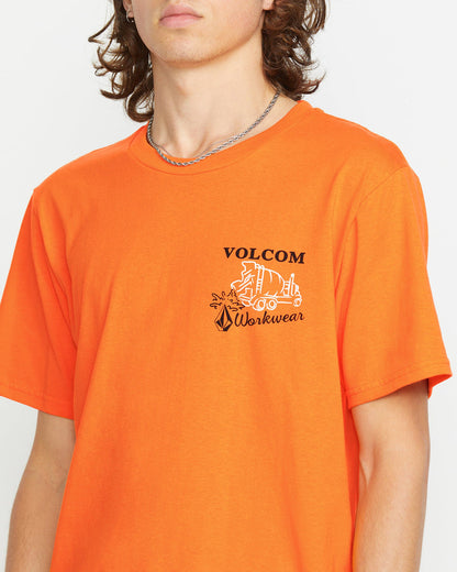 Men's Pour Choices Short Sleeve Tee Neon Orange - Volcom