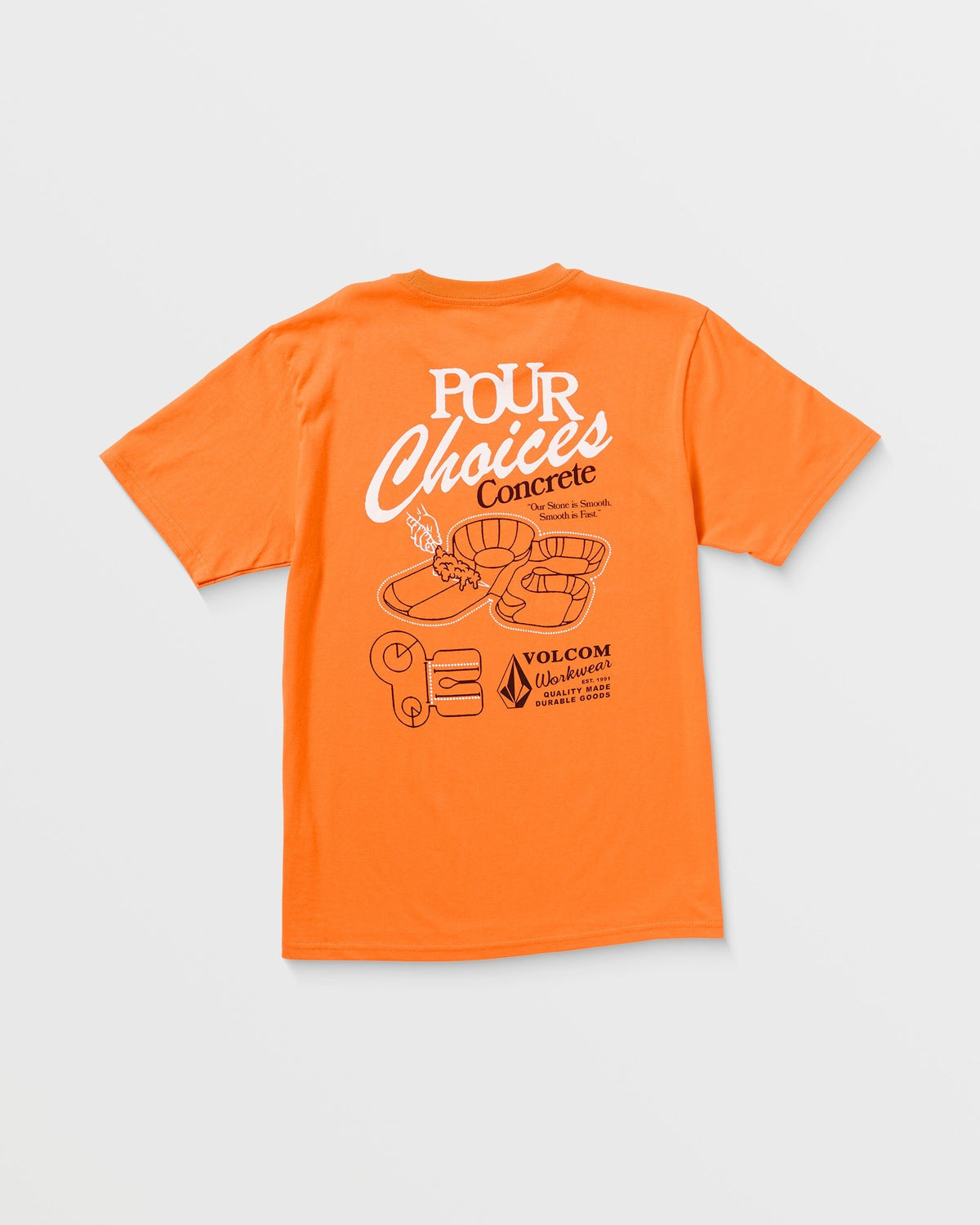 Men's Pour Choices Short Sleeve Tee Neon Orange - Volcom