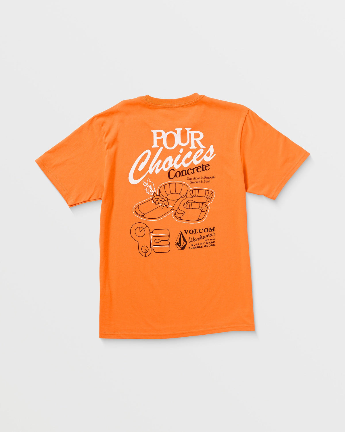 Men's Pour Choices Short Sleeve Tee Neon Orange - Volcom