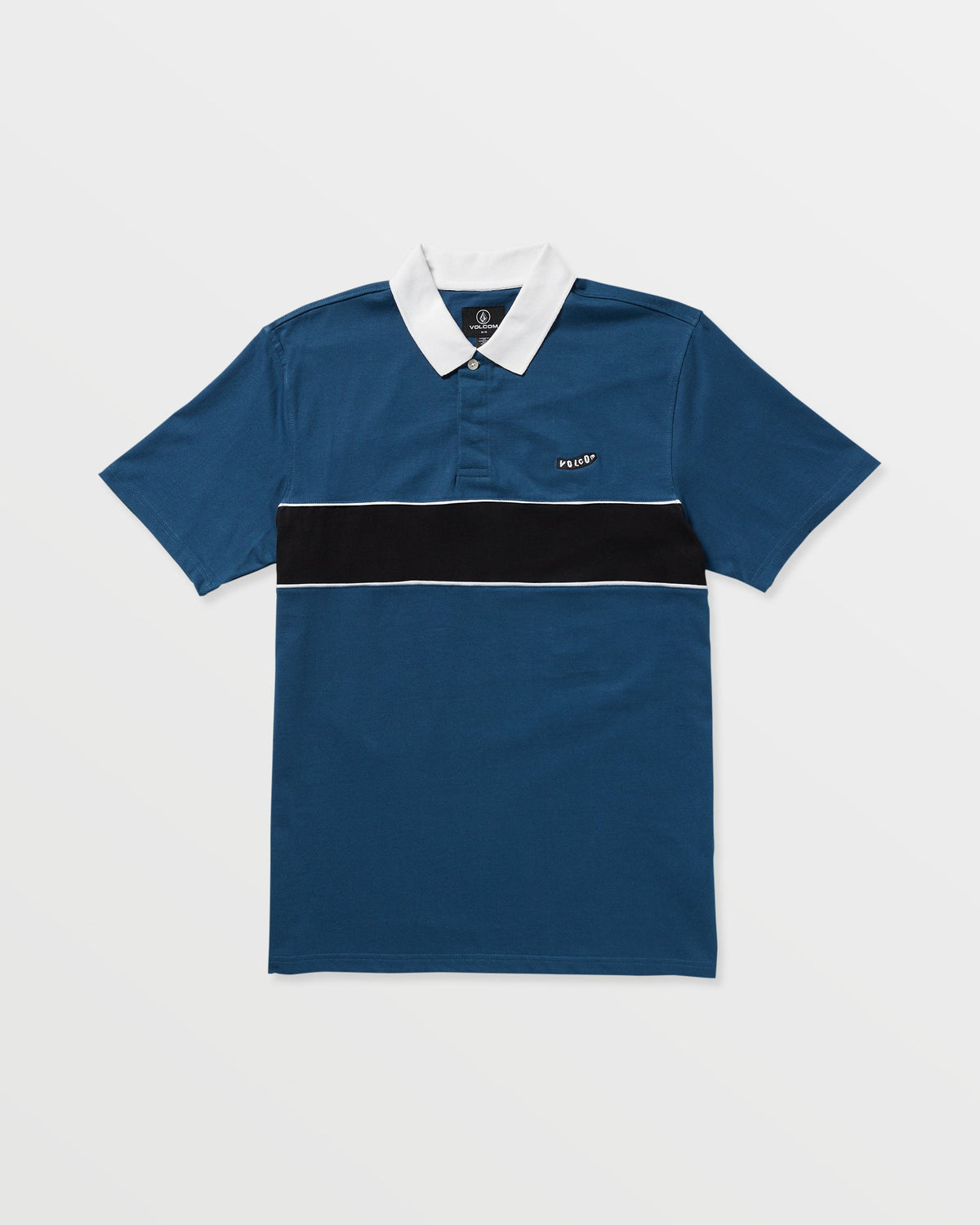 Men's Gemstone Polo Short Sleeve Tee Deep Blue - Volcom