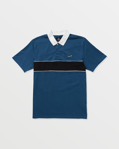 Men's Gemstone Polo Short Sleeve Tee Deep Blue - Volcom