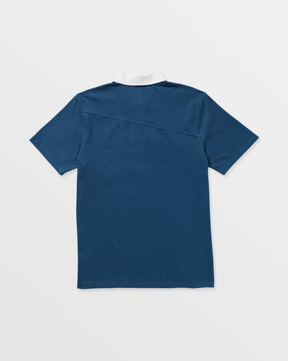 Men's Gemstone Polo Short Sleeve Tee Deep Blue - Volcom