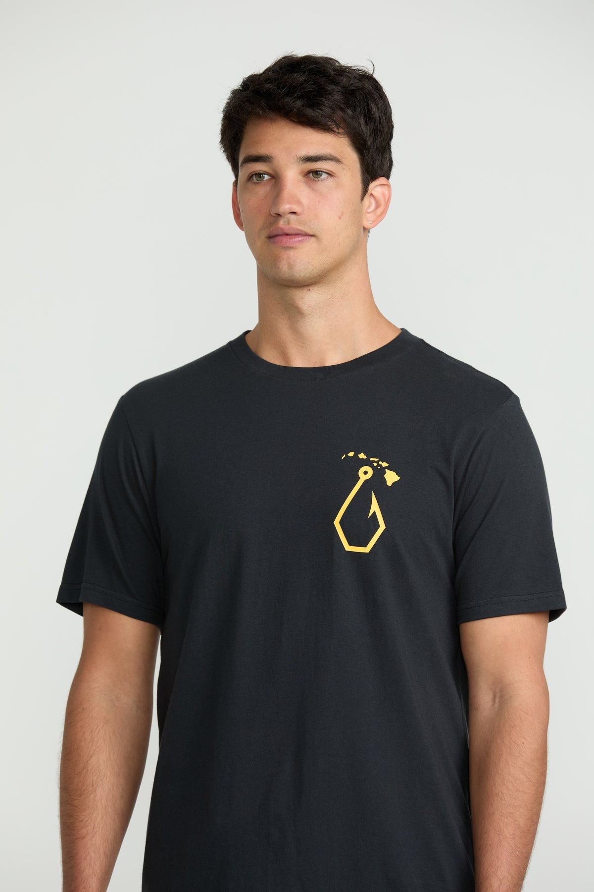 Men's Sinkem Short Sleeve Tee Antique Black - Volcom
