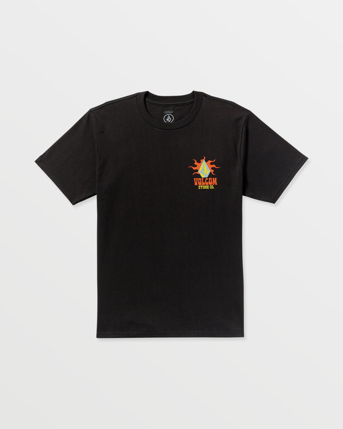 Men's Peak A Boo Short Sleeve Tee Black - Volcom