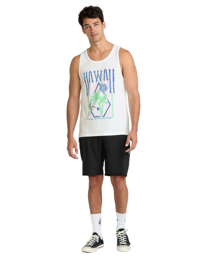 Men's Palmer Tank White - Volcom