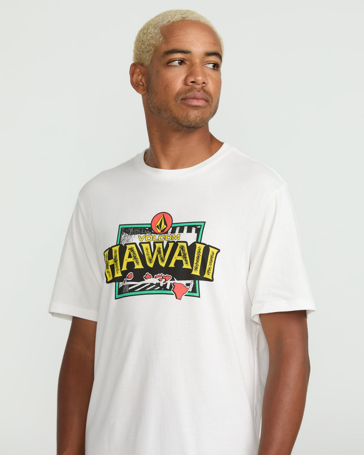 Men's Highway Short Sleeve Tee Off White - Volcom
