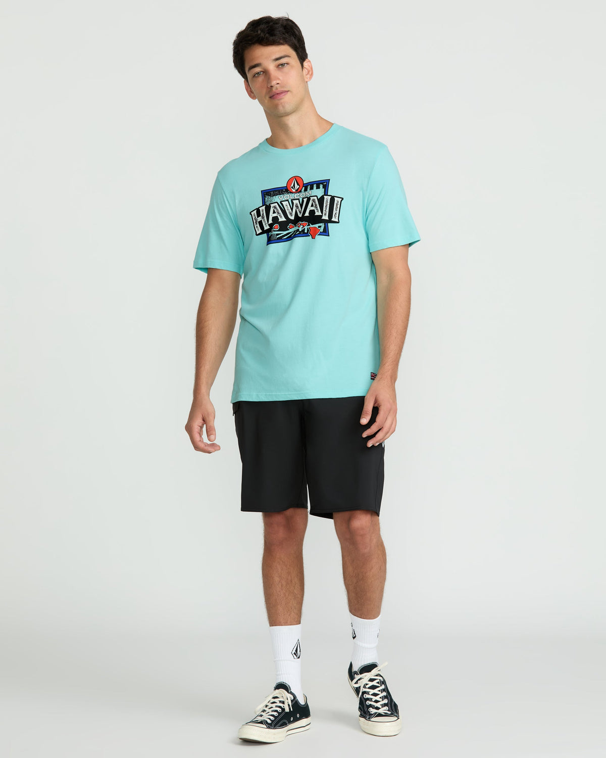 Men's Highway Short Sleeve Tee Poolside - Volcom
