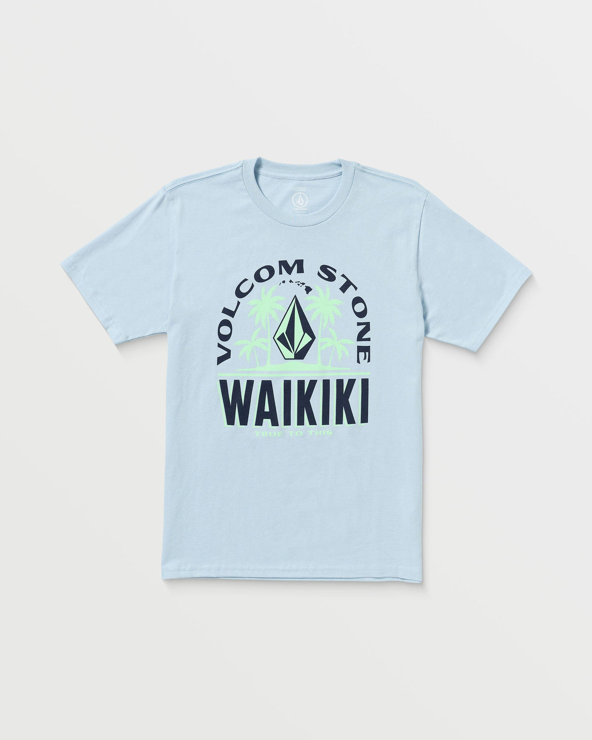 Men's Claimed Waikiki Short Sleeve Tee Carolina Blue - Volcom