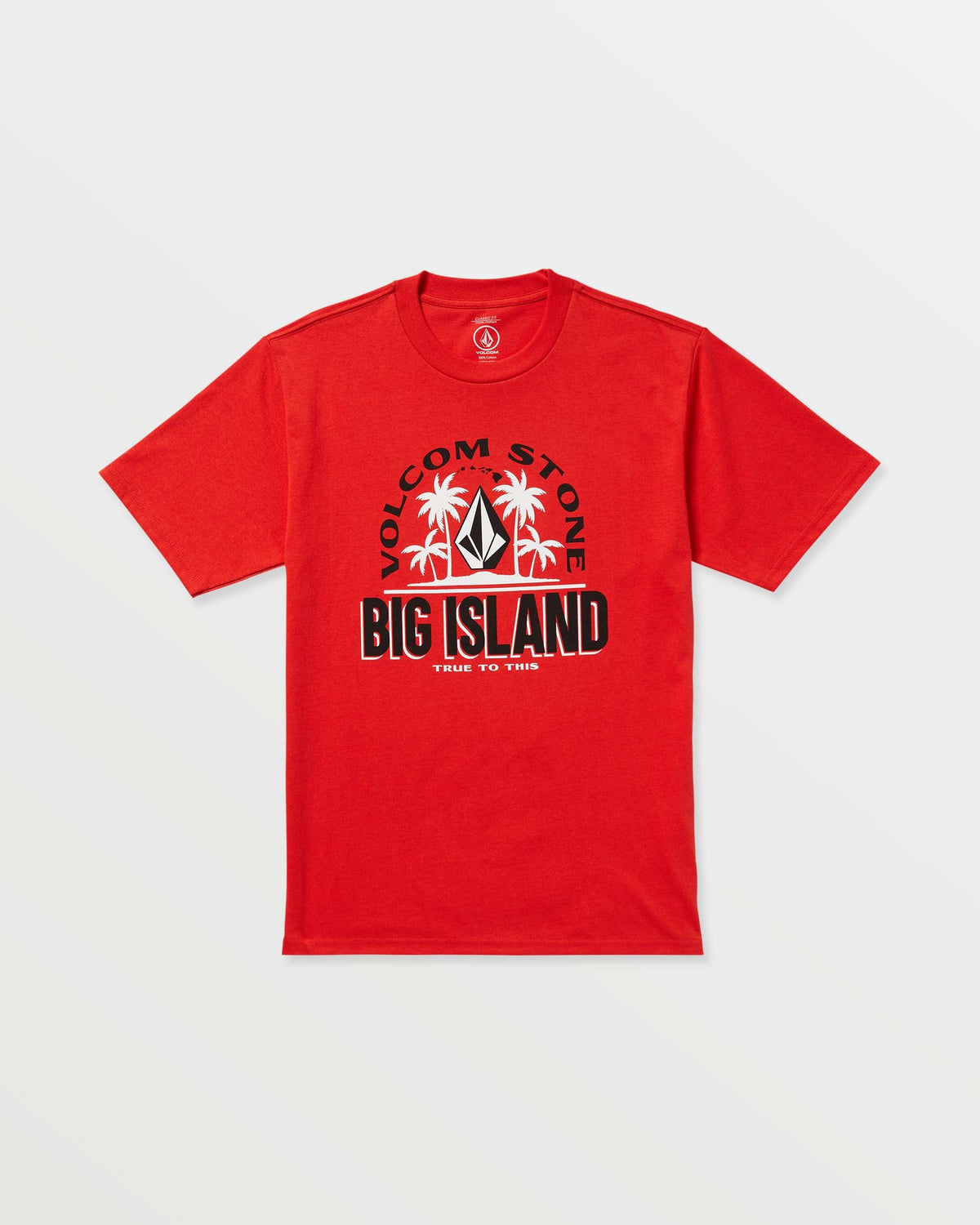 Men's Claimed Big Island Short Sleeve Tee Chili Red - Volcom