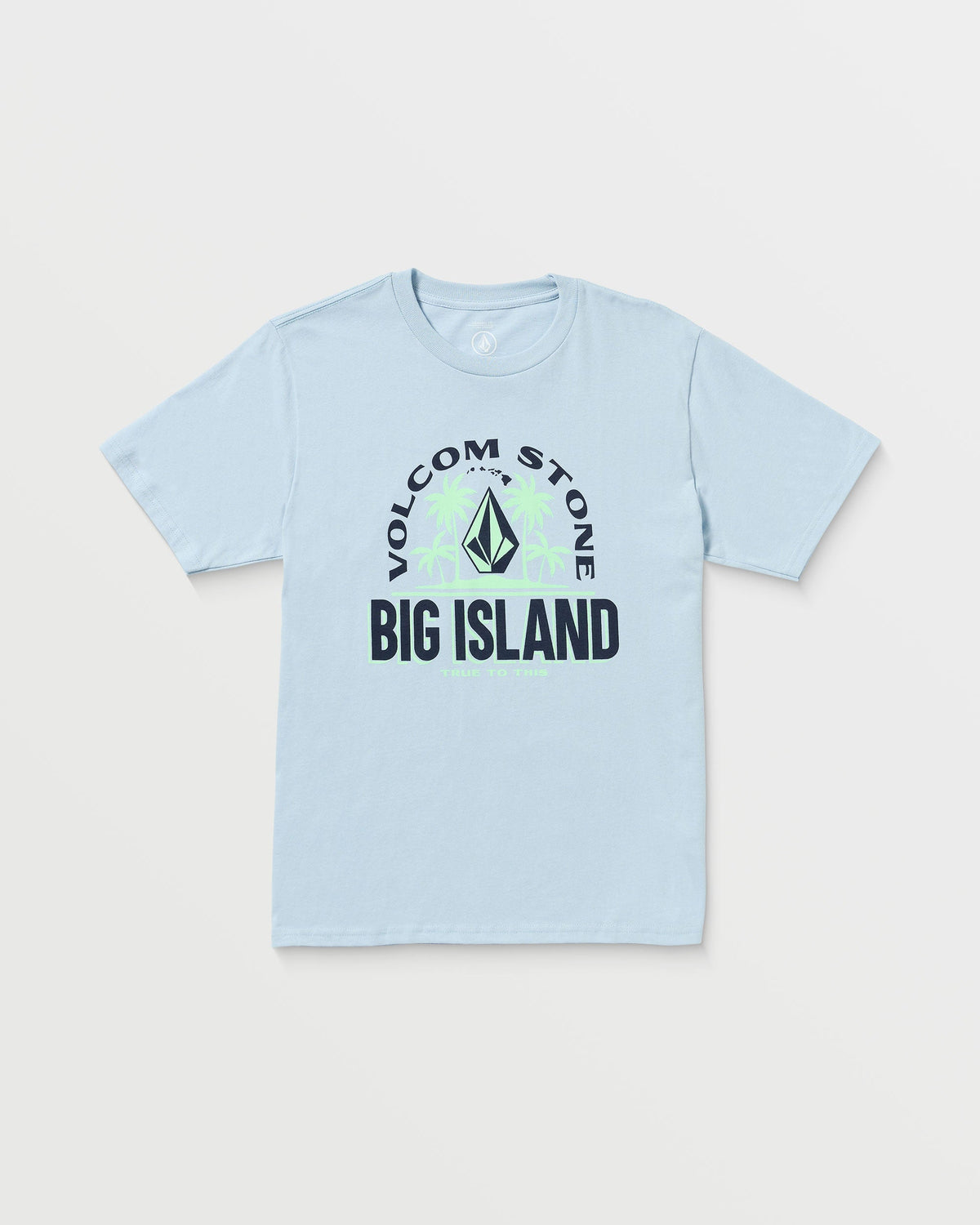 Men's Claimed Big Island Short Sleeve Tee Carolina Blue - Volcom