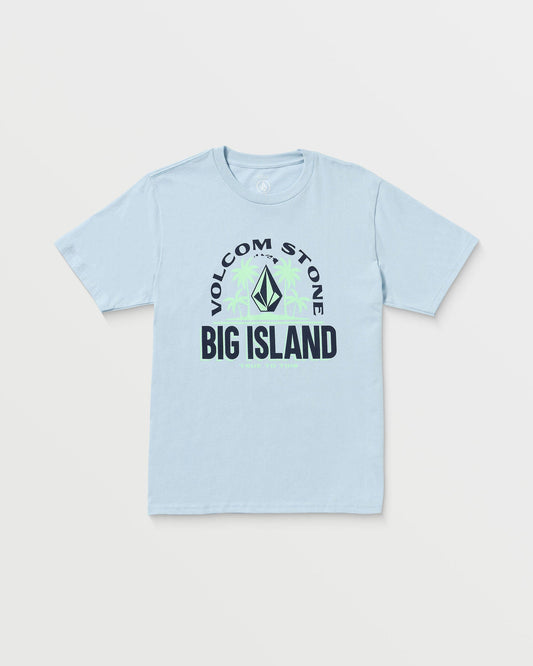 Men's Claimed Big Island Short Sleeve Tee Carolina Blue - Volcom