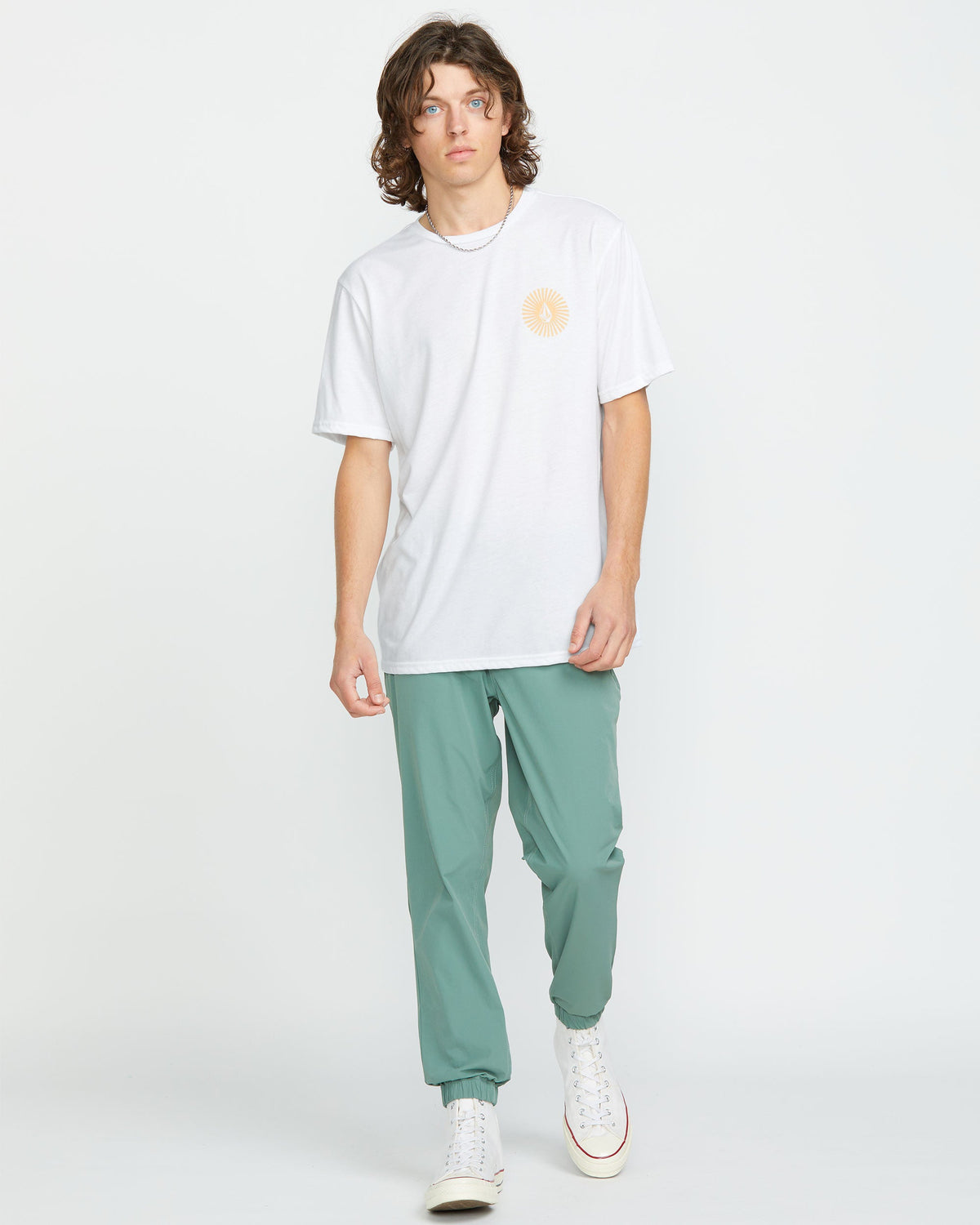 Men's Get Out Tech Short Sleeve Tee White - Volcom