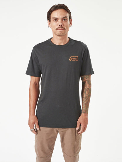 Men's Volcom Workwear Short Sleeve Tee Black - Volcom