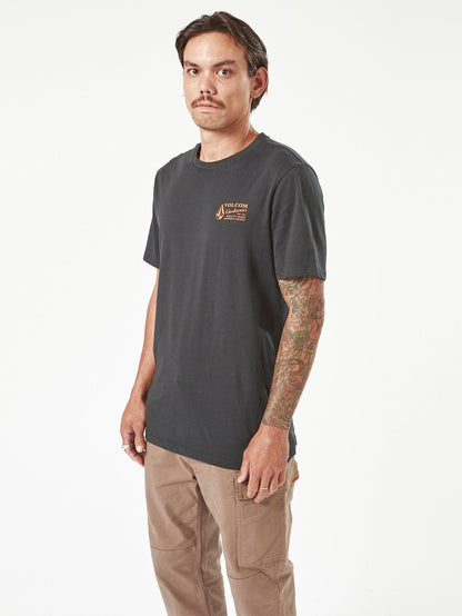 Men's Volcom Workwear Short Sleeve Tee Black - Volcom