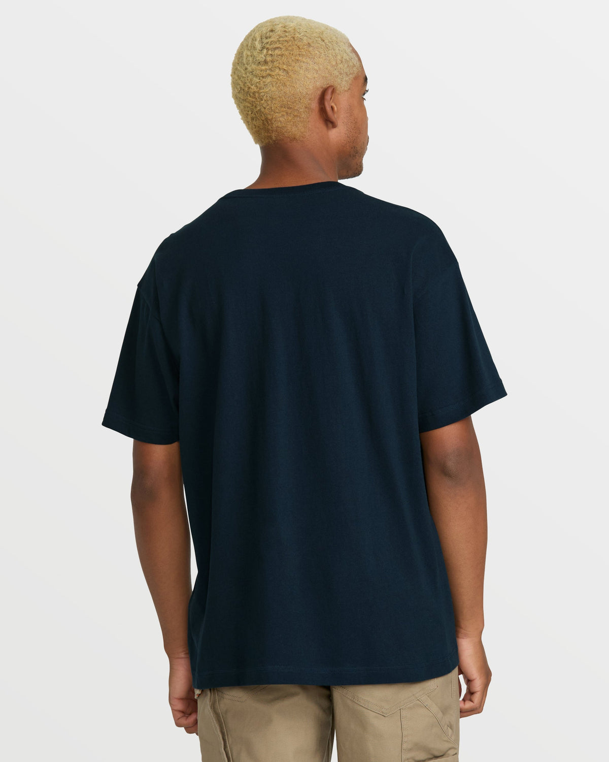 Men's Volcom Workwear Certifico Short Sleeve Tee Navy - Volcom