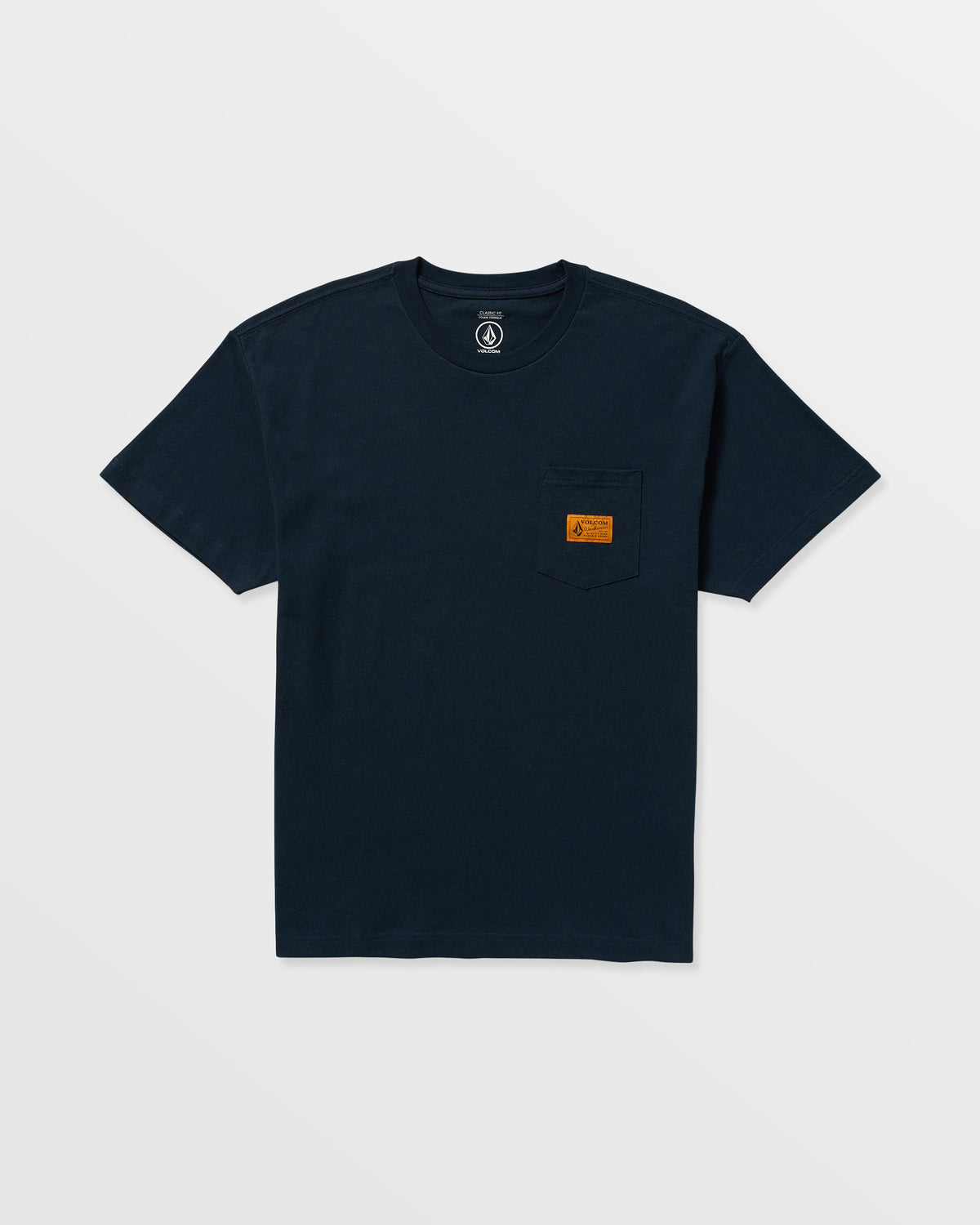 Men's Volcom Workwear Certifico Short Sleeve Tee Navy - Volcom