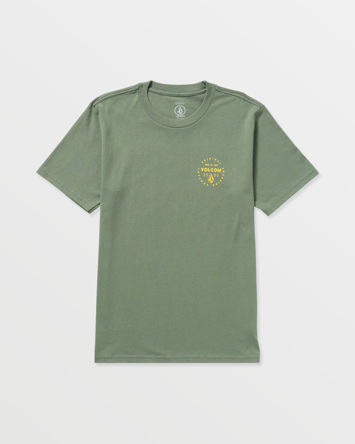Men's Mortis Short Sleeve Tee Light Olive - Volcom