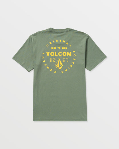 Men's Mortis Short Sleeve Tee Light Olive - Volcom